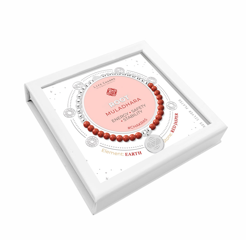 Root chakra red jasper bracelet