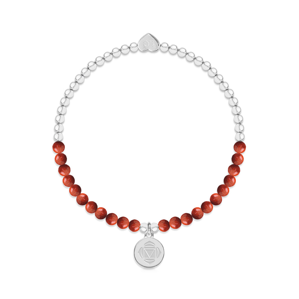 Root chakra red jasper bracelet