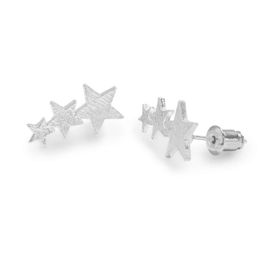Stargazer silver studs