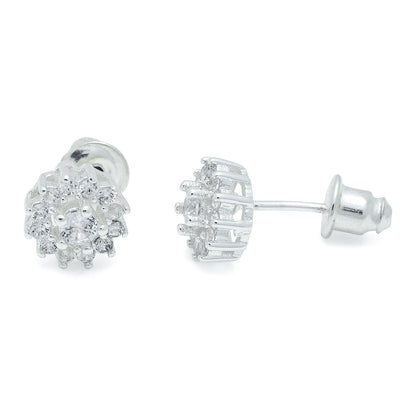 Royal CZ silver studs