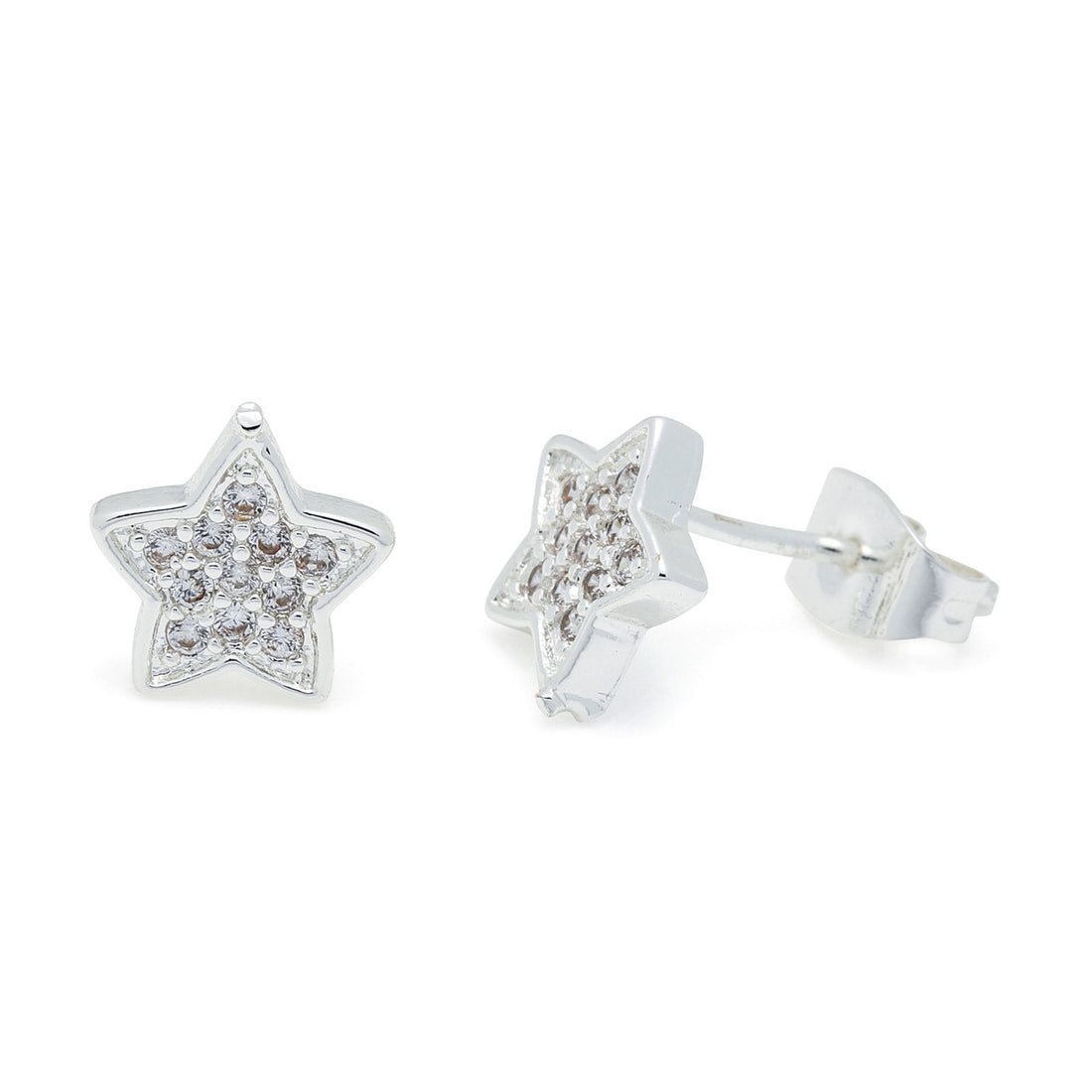 Stardust silver studs