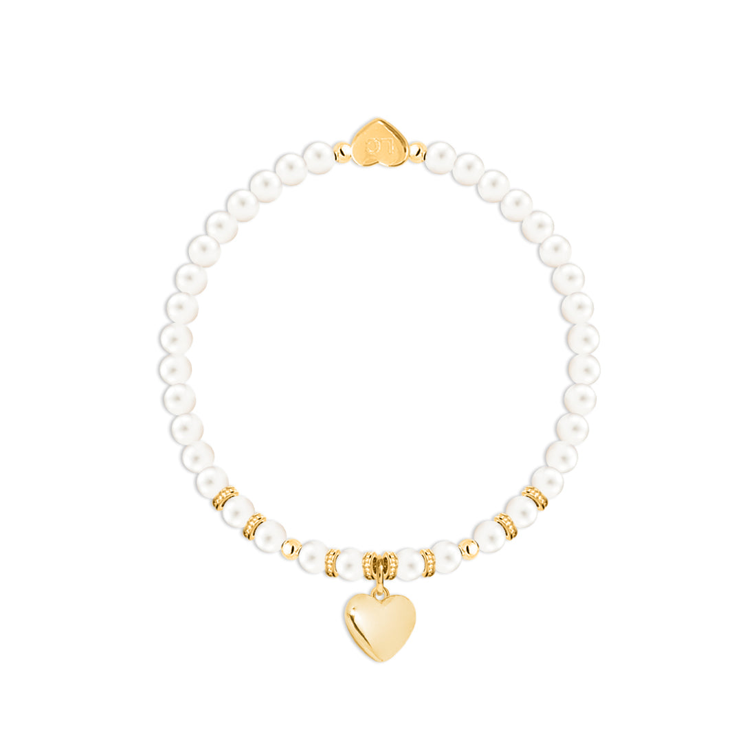 My Bridesmaid - Freshwater pearls charm bracelet in flower box