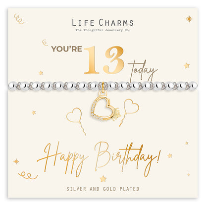 Happy 13th Birthday bracelet