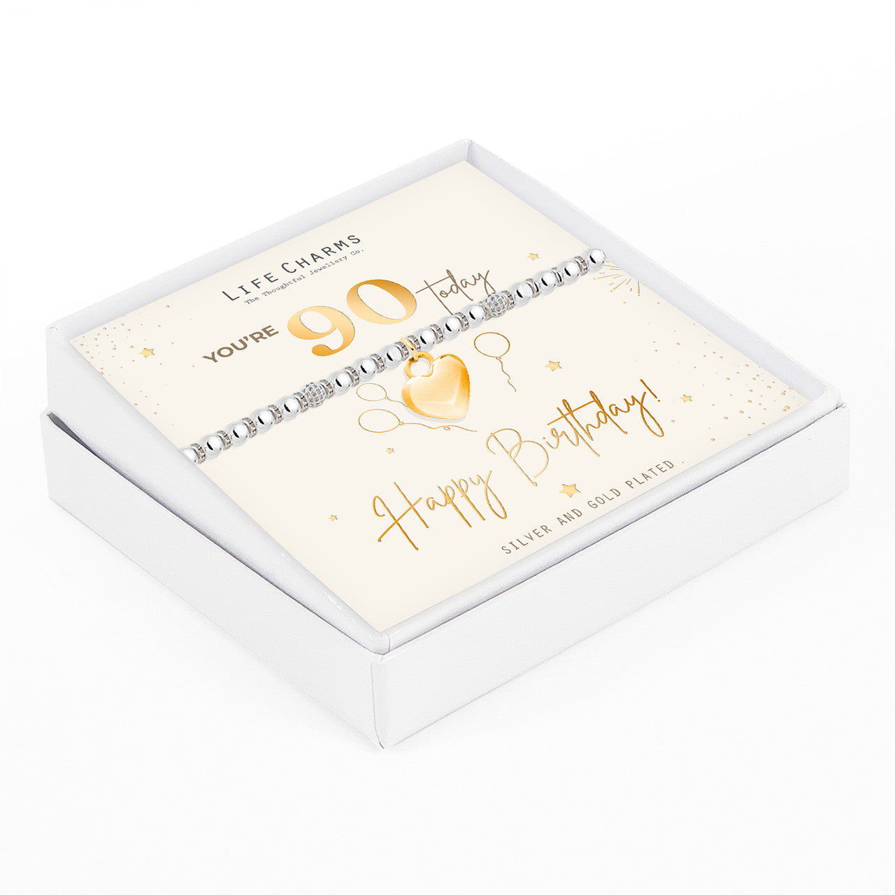Happy 90th Birthday bracelet