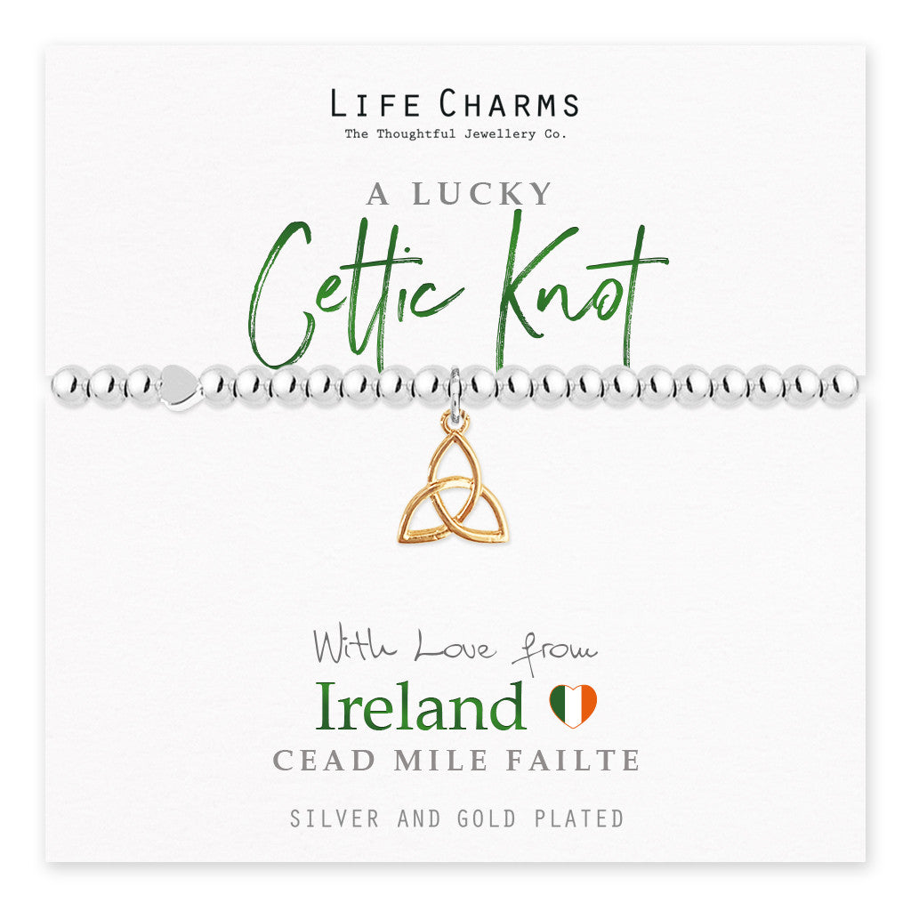 Love Ireland Celtic knot bracelet
