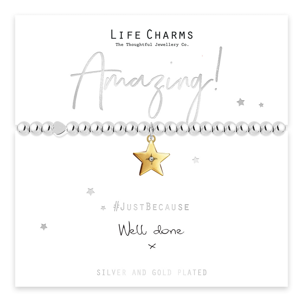 Well Done Gold Star Bracelet