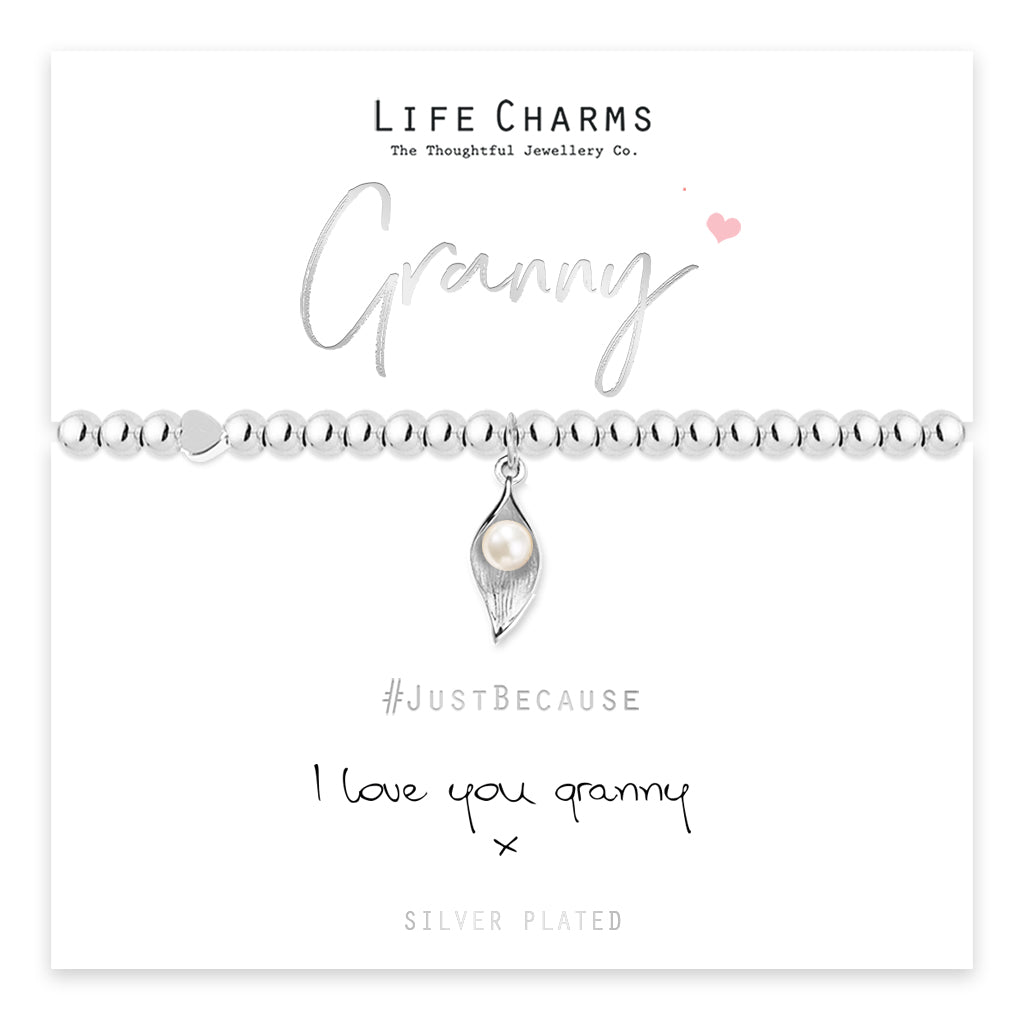 I Love You Granny Flower Bracelet