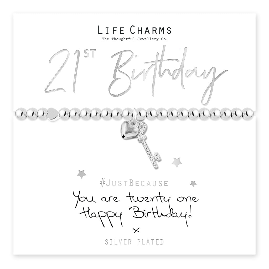 You Are 21 Key Bracelet