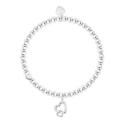 Mum To Be Heart Charm Bracelet