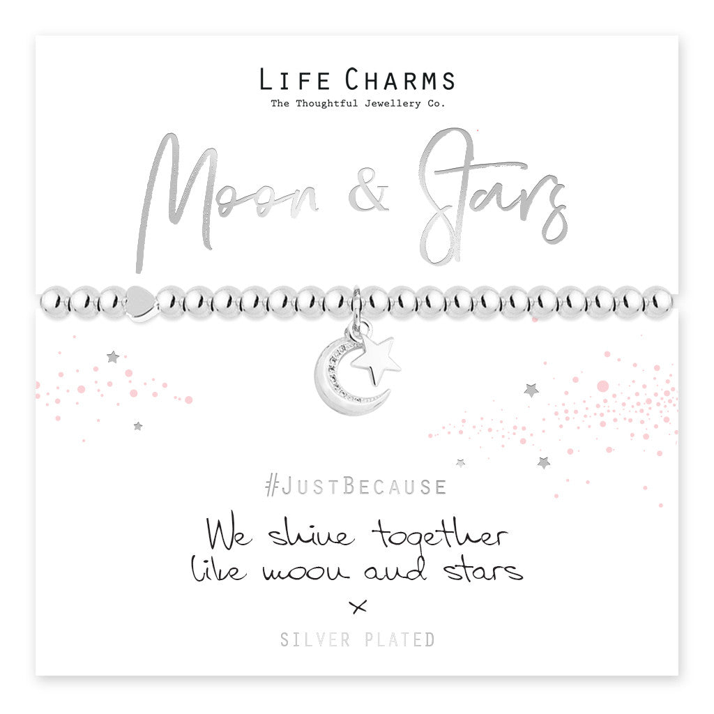Moon & Star Charm Bracelet