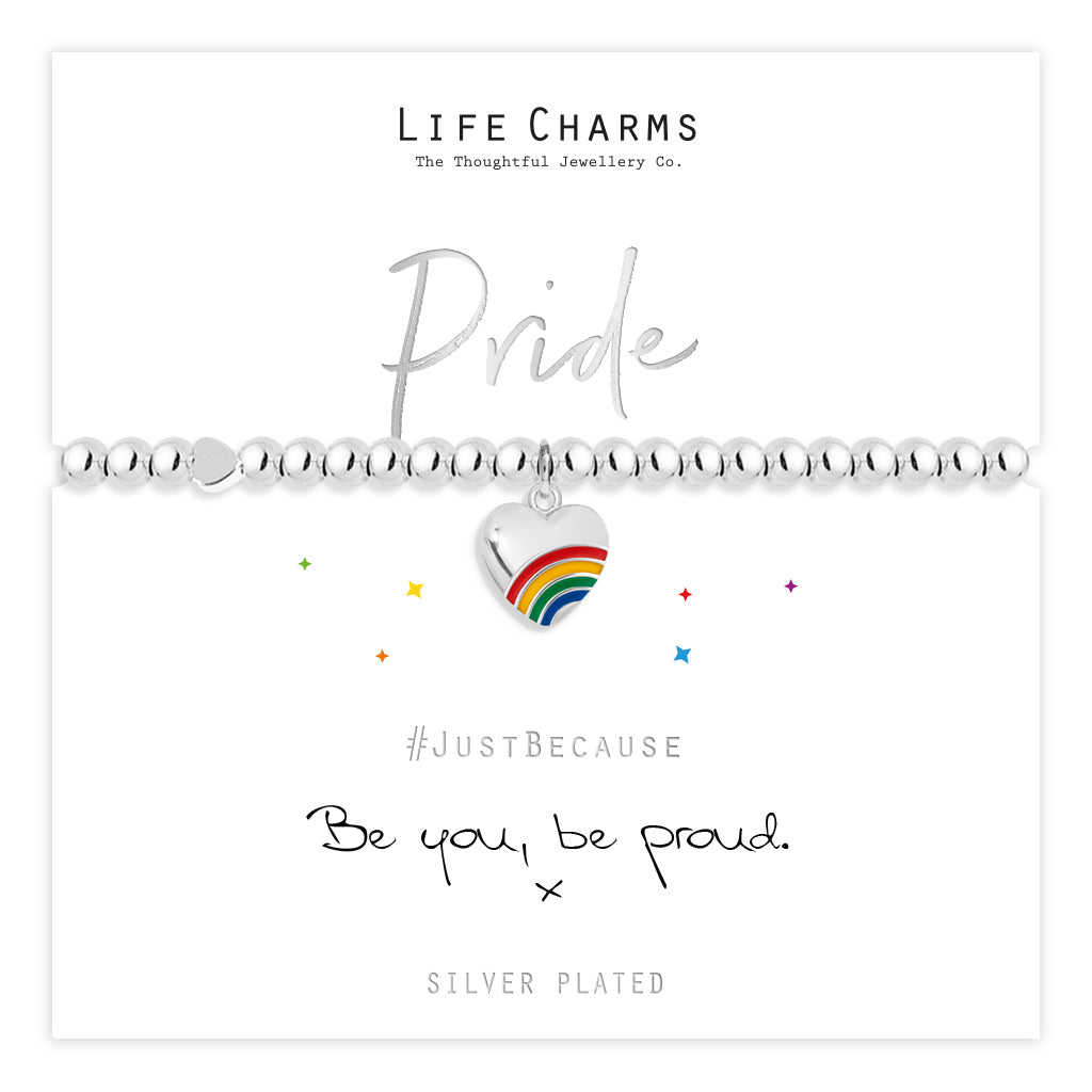 Pride charm bracelet