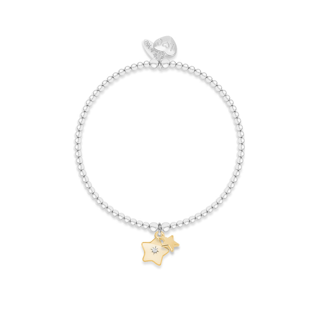 Me To You silver charm bracelet - Merry Christmas