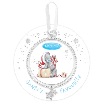 Me To You silver charm bracelet - Santa&