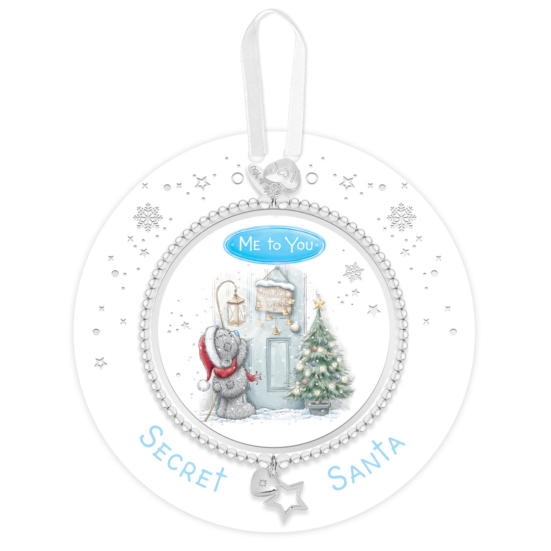 Me To You silver charm bracelet - Secret Santa