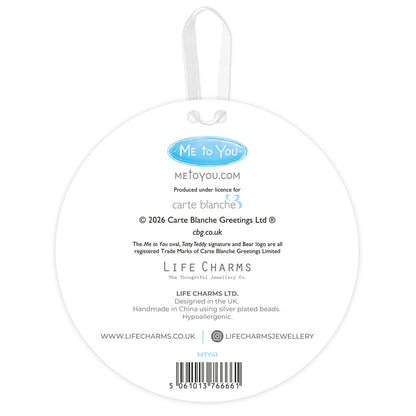 Me To You silver charm bracelet - Secret Santa