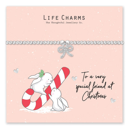 Rosey Rabbits To A Very Special Friend At Christmas