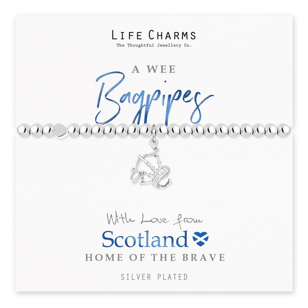 With Love from Scotland - Bagpipes bracelet