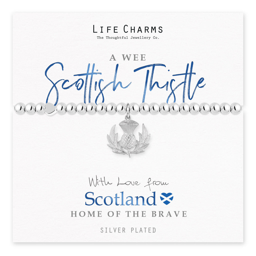 With Love from Scotland - Thistle bracelet