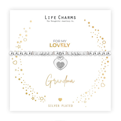 Grandma sparkly bracelet in a Christmas sleeve