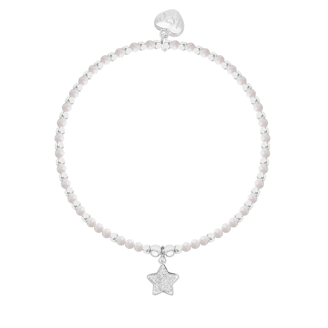 Merry & Bright crystal beaded charm bracelet