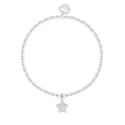 Merry &amp; Bright crystal beaded charm bracelet