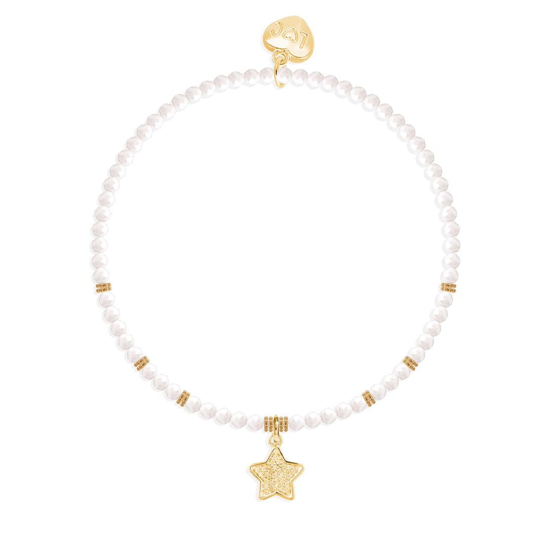 Merry Christmas crystal beaded charm bracelet