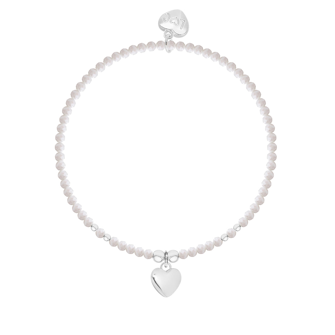 Friendship crystal beaded charm bracelet