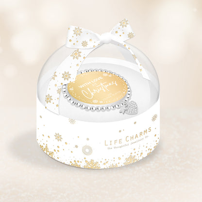 Christmas Bracelet in Bauble Gift Box - With Love at Christmas
