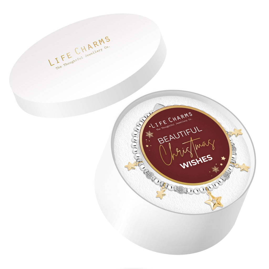 Elegant Christmas hat box - Christmas Wishes