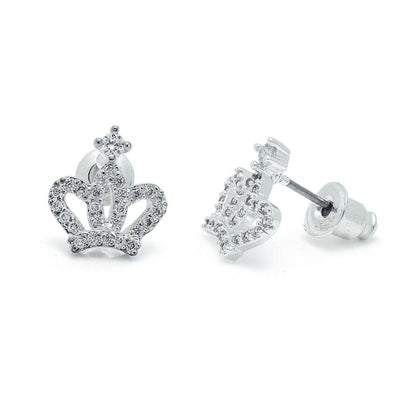 Crown silver studs