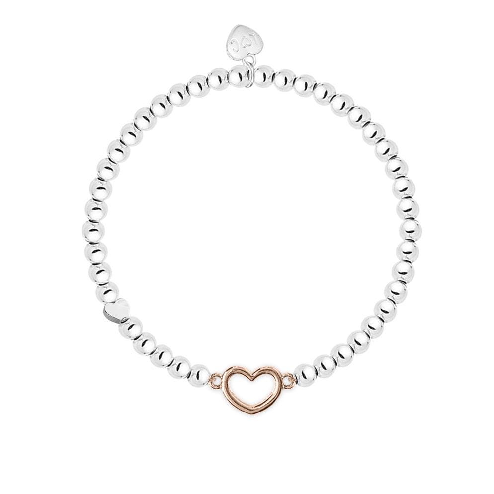 Sweet 16 Rose Gold Heart Bracelet