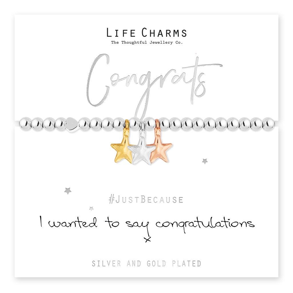I Wanted To Say Congratulations Bracelet