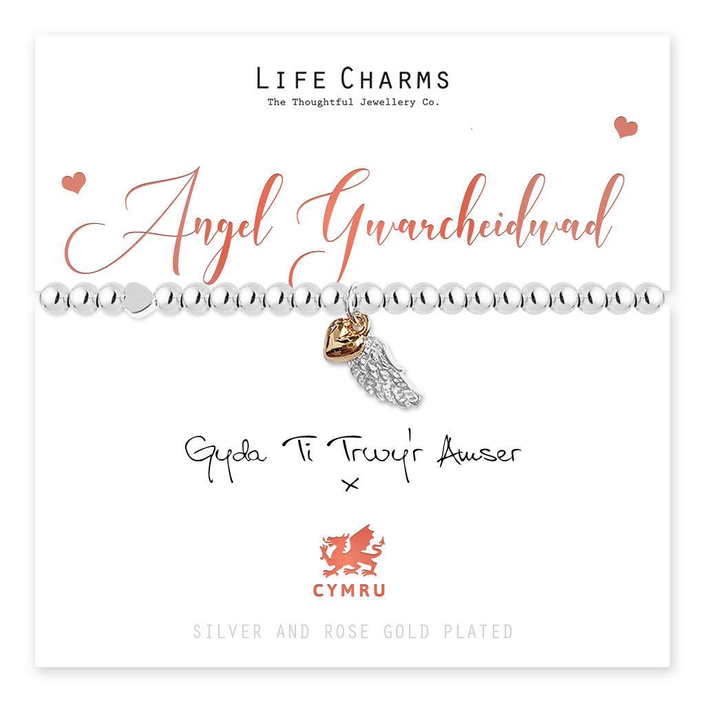 Life Charms Welsh Guardian Angel Bracelet