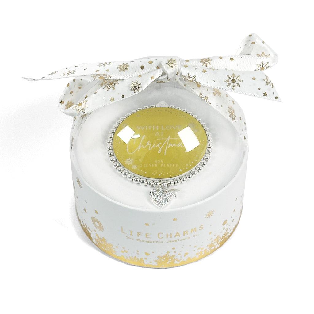Christmas Bracelet in Bauble Gift Box - With Love at Christmas