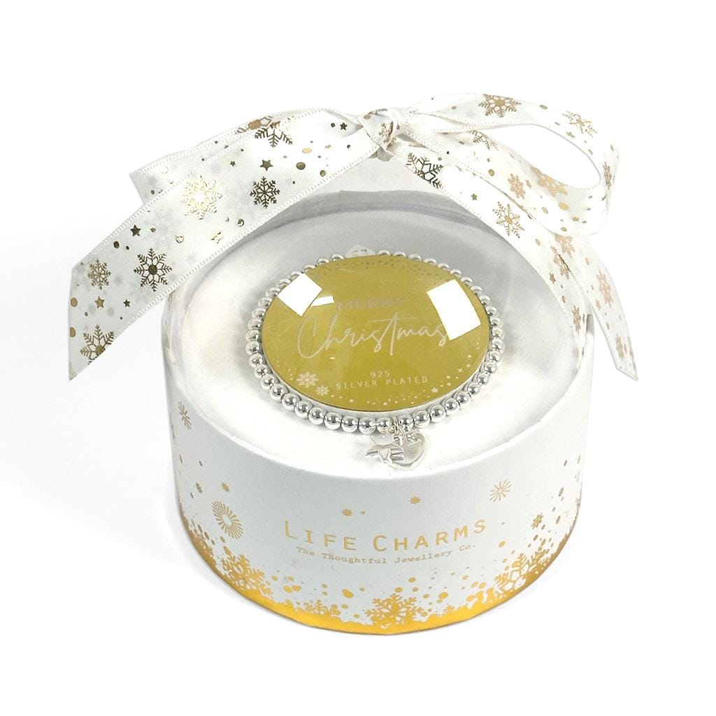 Christmas Bracelet in Bauble Gift Box - Merry Christmas
