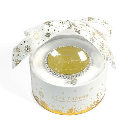 Christmas Bracelet in Bauble Gift Box - Merry Christmas