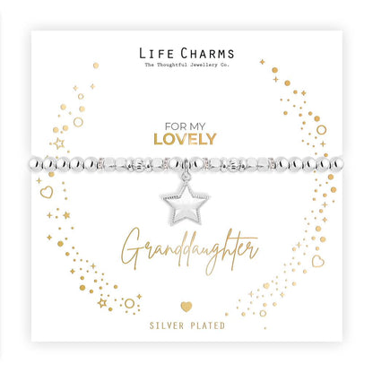 Granddaughter sparkly bracelet in a Christmas sleeve