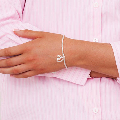 Just To Say Best Friend heart charm bracelet