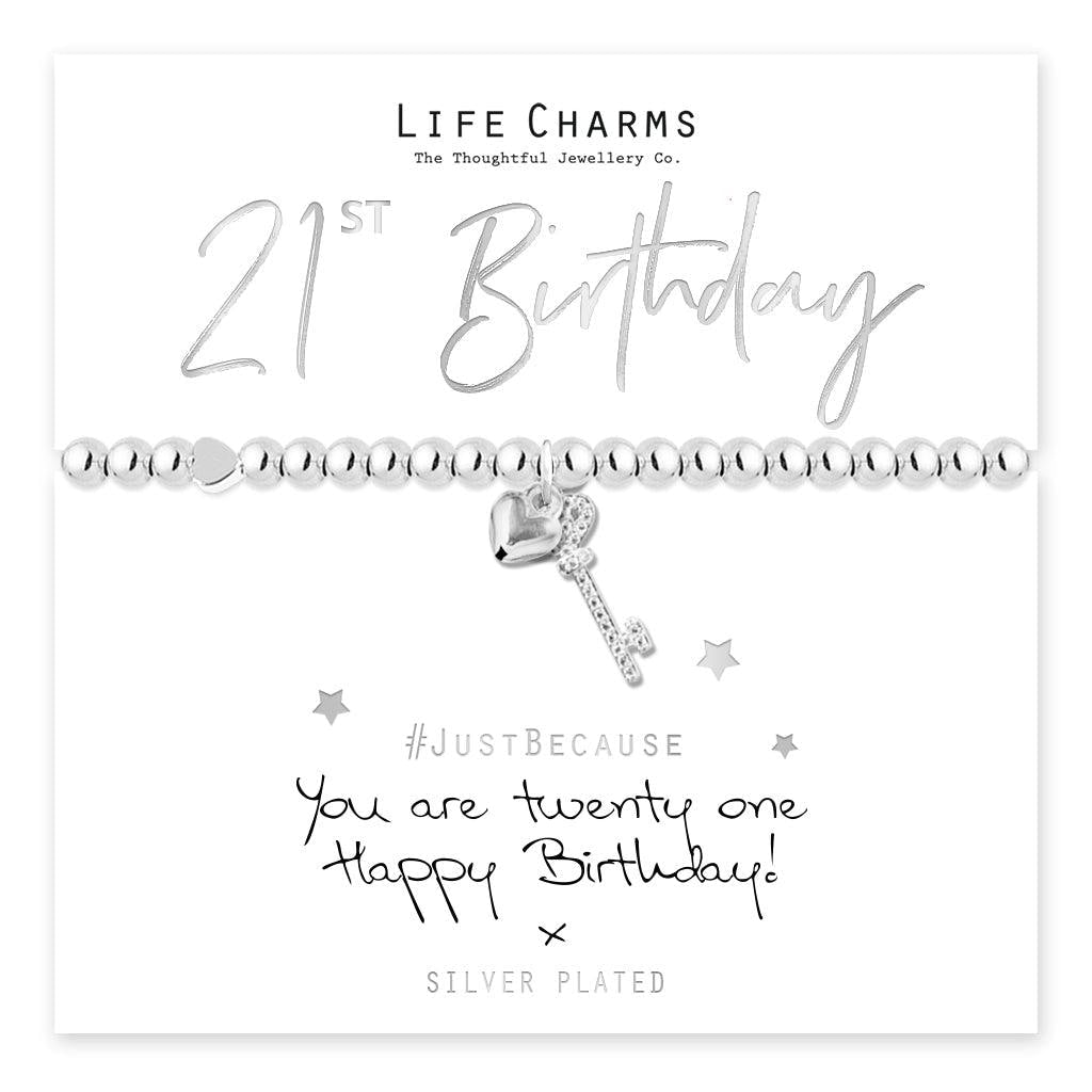 You Are 21 Key Bracelet