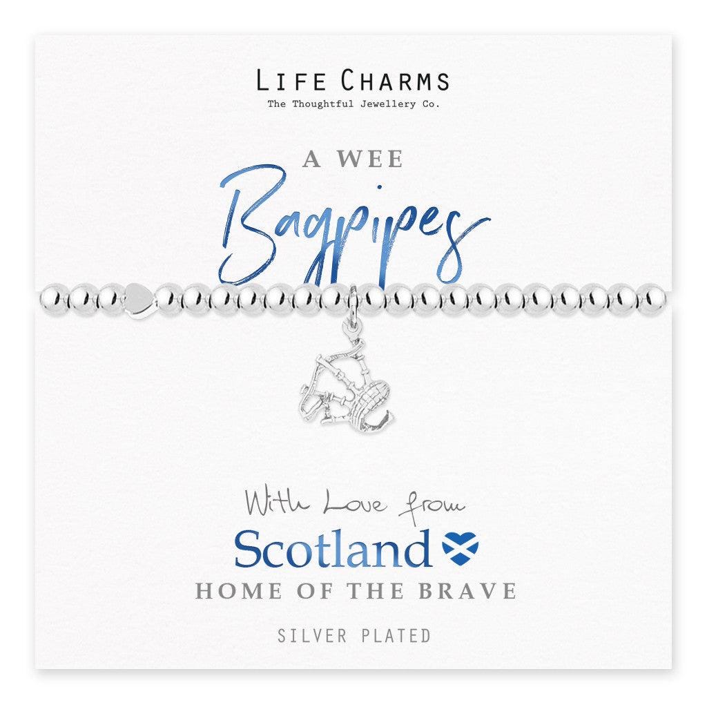 With Love from Scotland - Bagpipes bracelet
