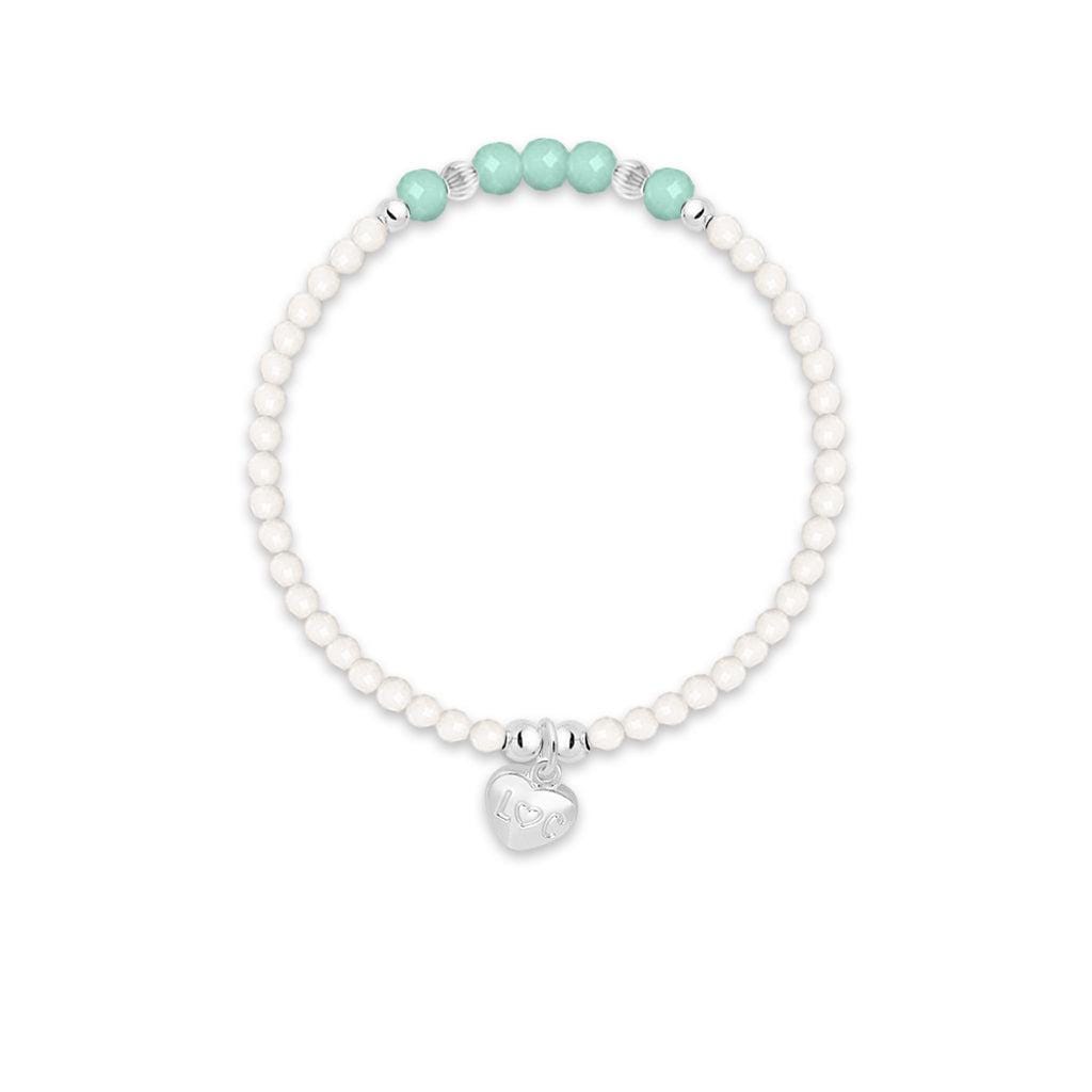 Especially For You - Mint crystal affirmation bracelet