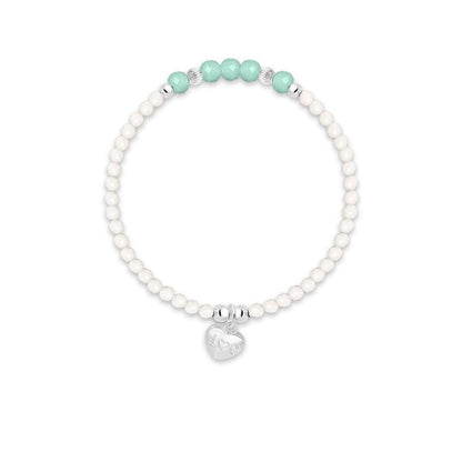 Especially For You - Mint crystal affirmation bracelet