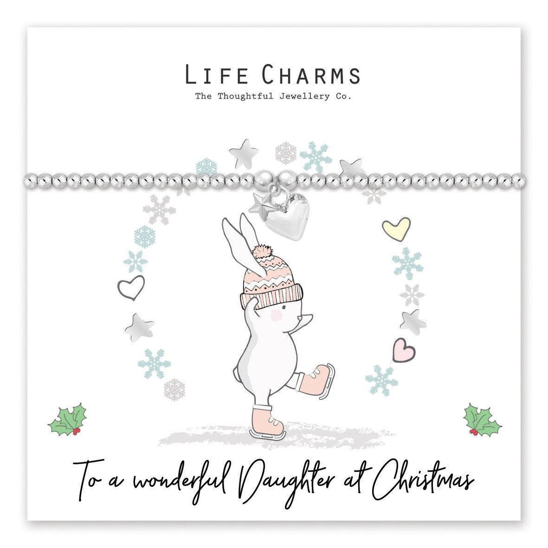 Rosey Rabbits To A Wonderful Daughter At Christmas