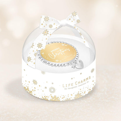Christmas Bracelet in Bauble Gift Box - Merry Christmas