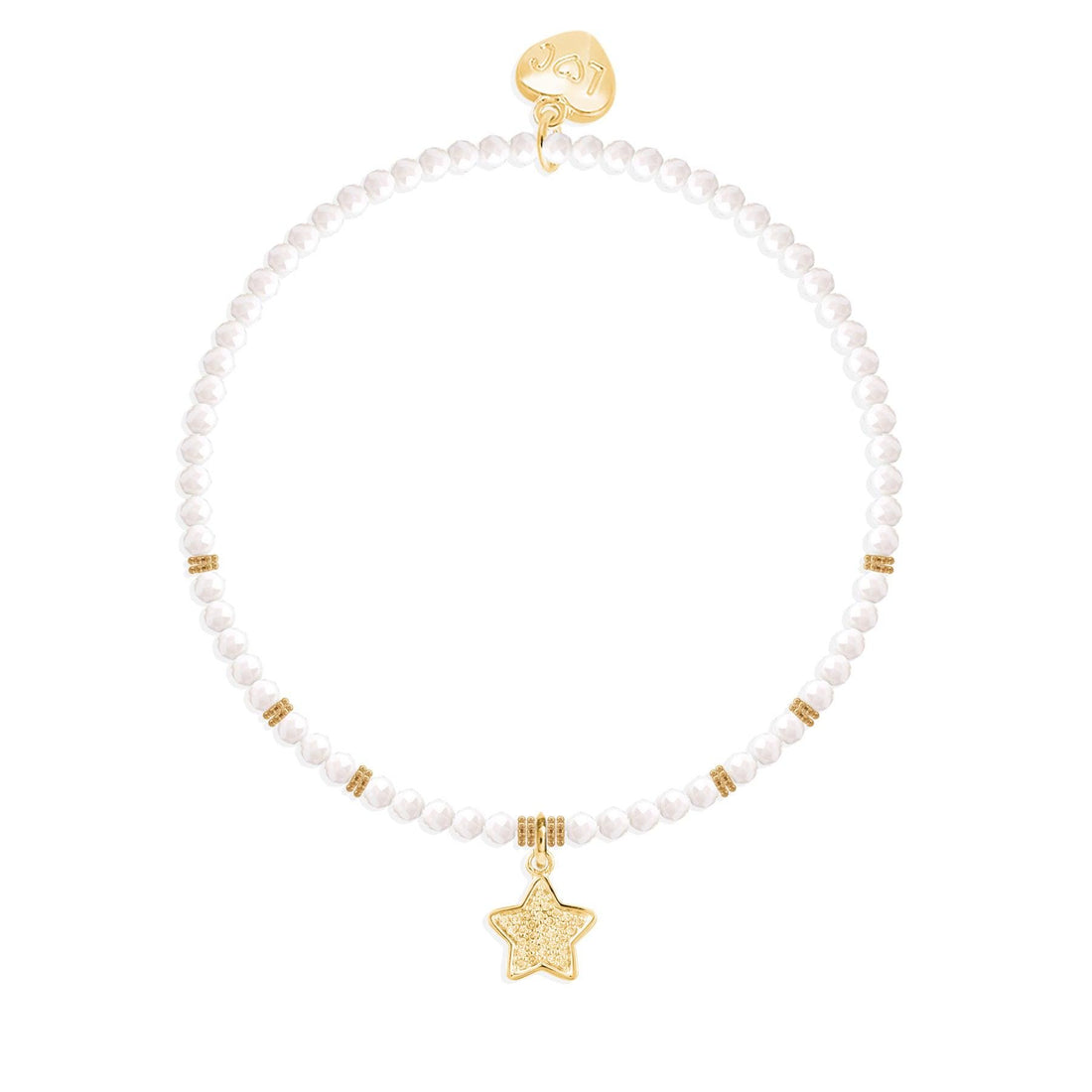 Merry Christmas crystal beaded charm bracelet