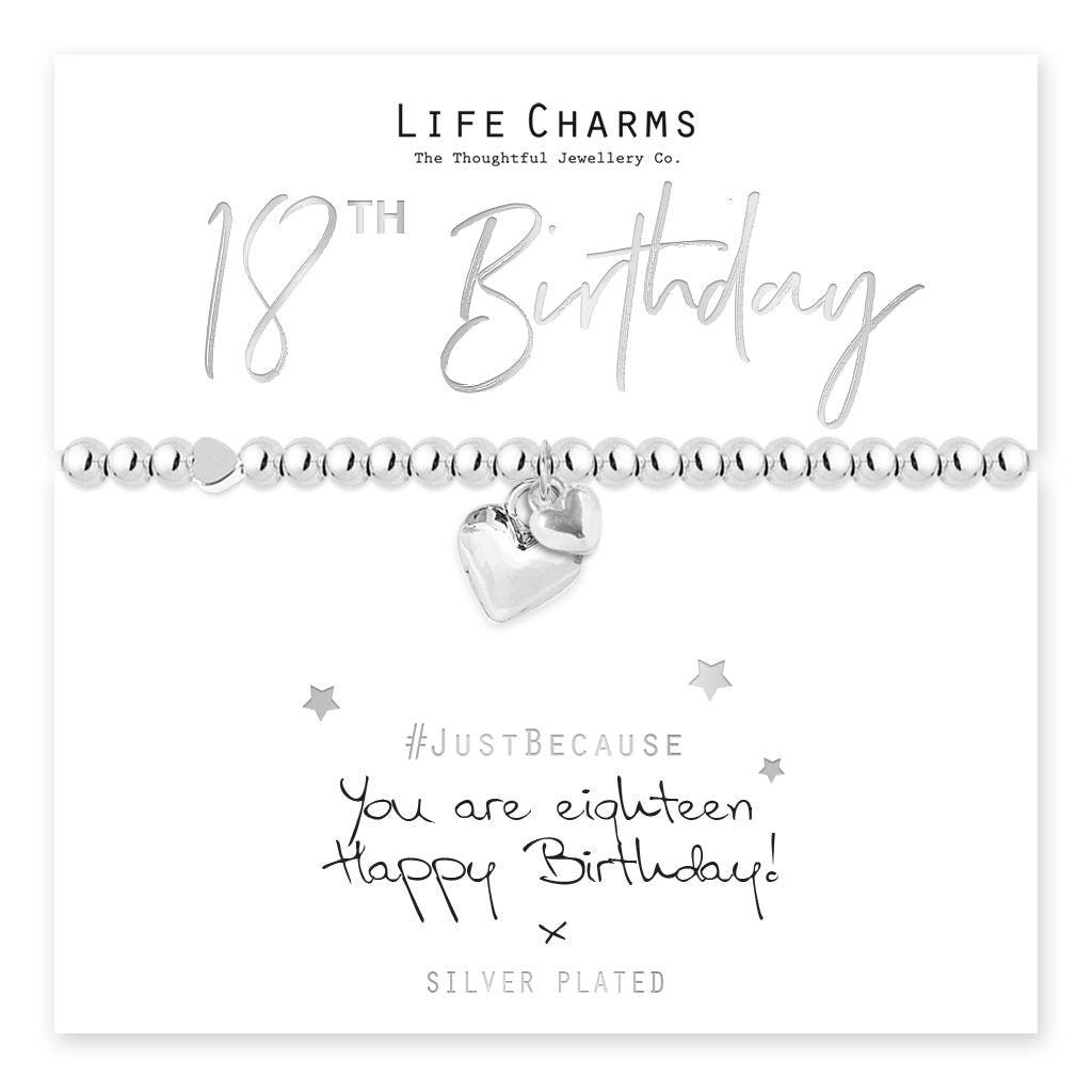 You Are 18 Hearts Bracelet