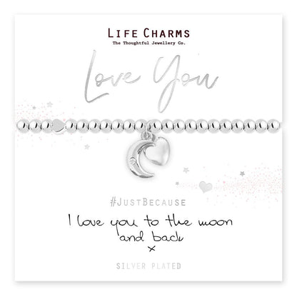 I Love You To The Moon and Back Bracelet