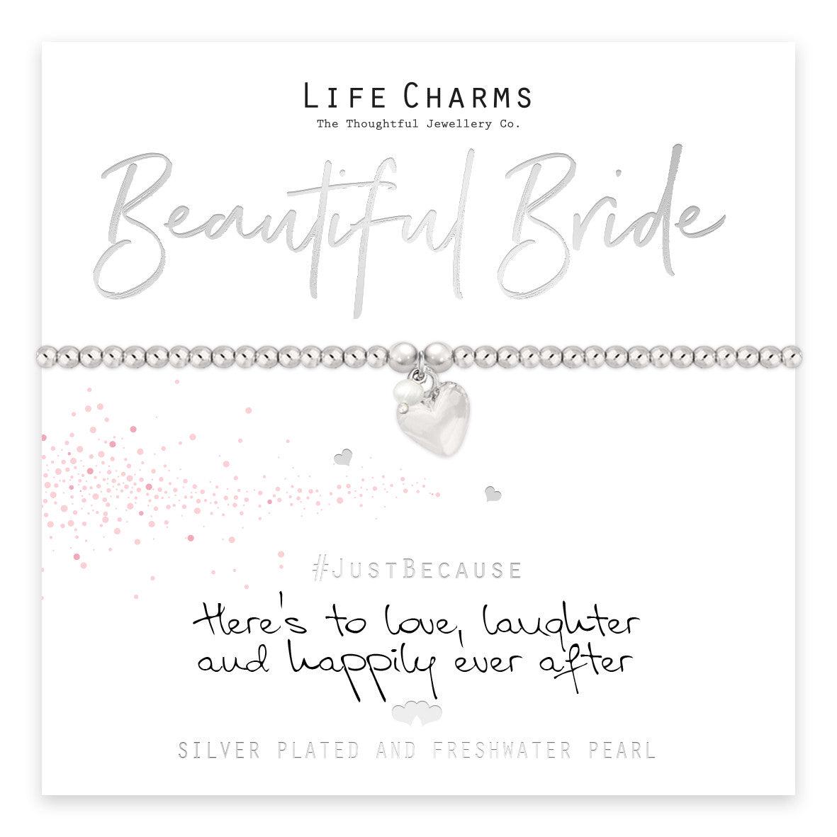 Life Charms Beautiful Bride Charm Bracelet