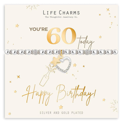 Happy 60th Birthday bracelet