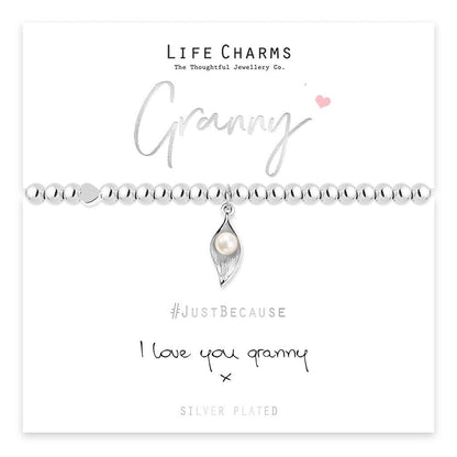 I Love You Granny Flower Bracelet